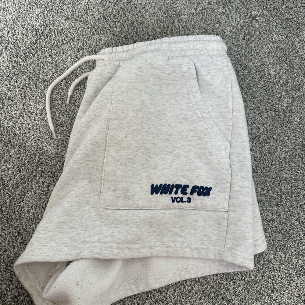 Women’s White Fox Shorts